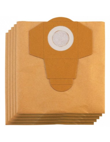Set Sacchetti Raccolta Polvere Einhell 40 Litri 5 Sacchetti in Carta per Aspirapolvere 40/50 L