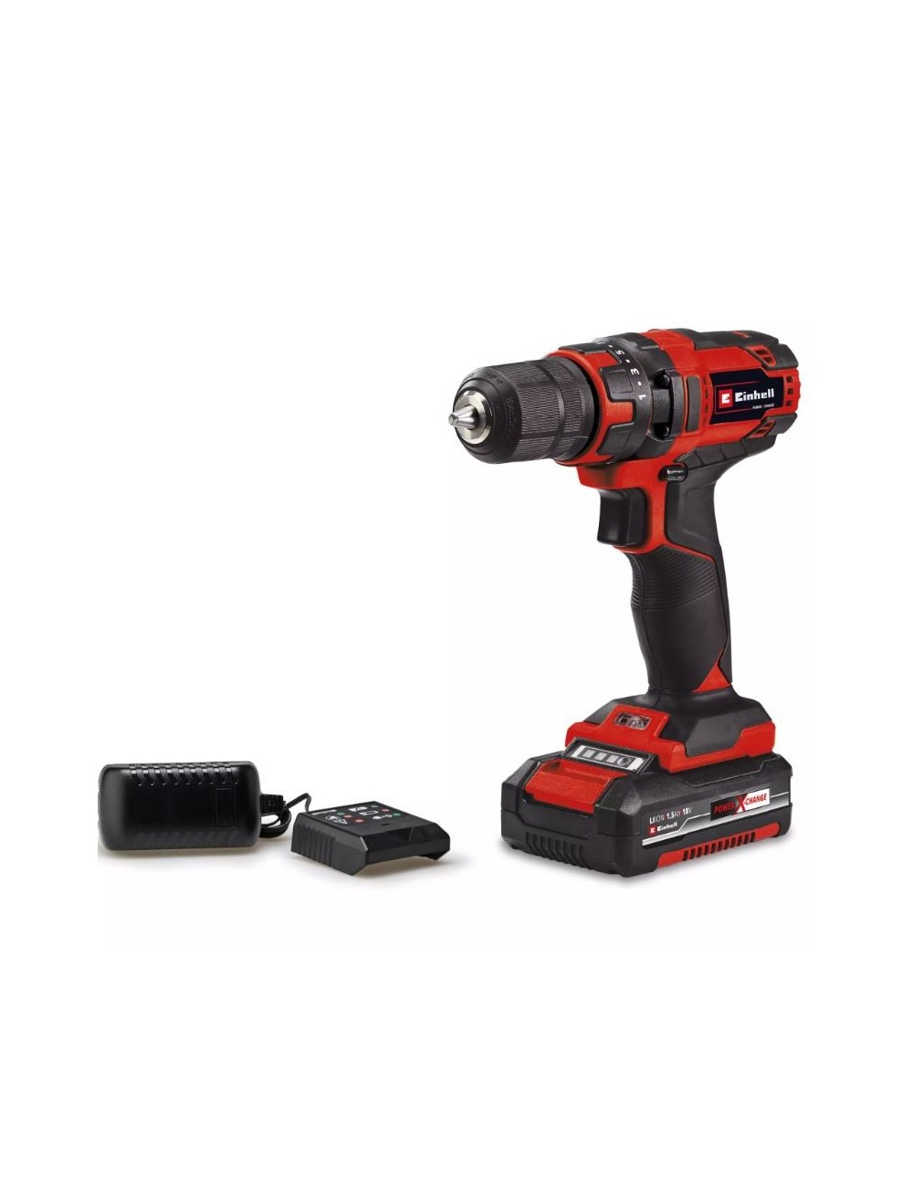 Trapano Avvitatore a Batteria Einhell TC-CD 18/35-2 Li 18V – 35 Nm con Batteria 1,5 Ah Power X-Change