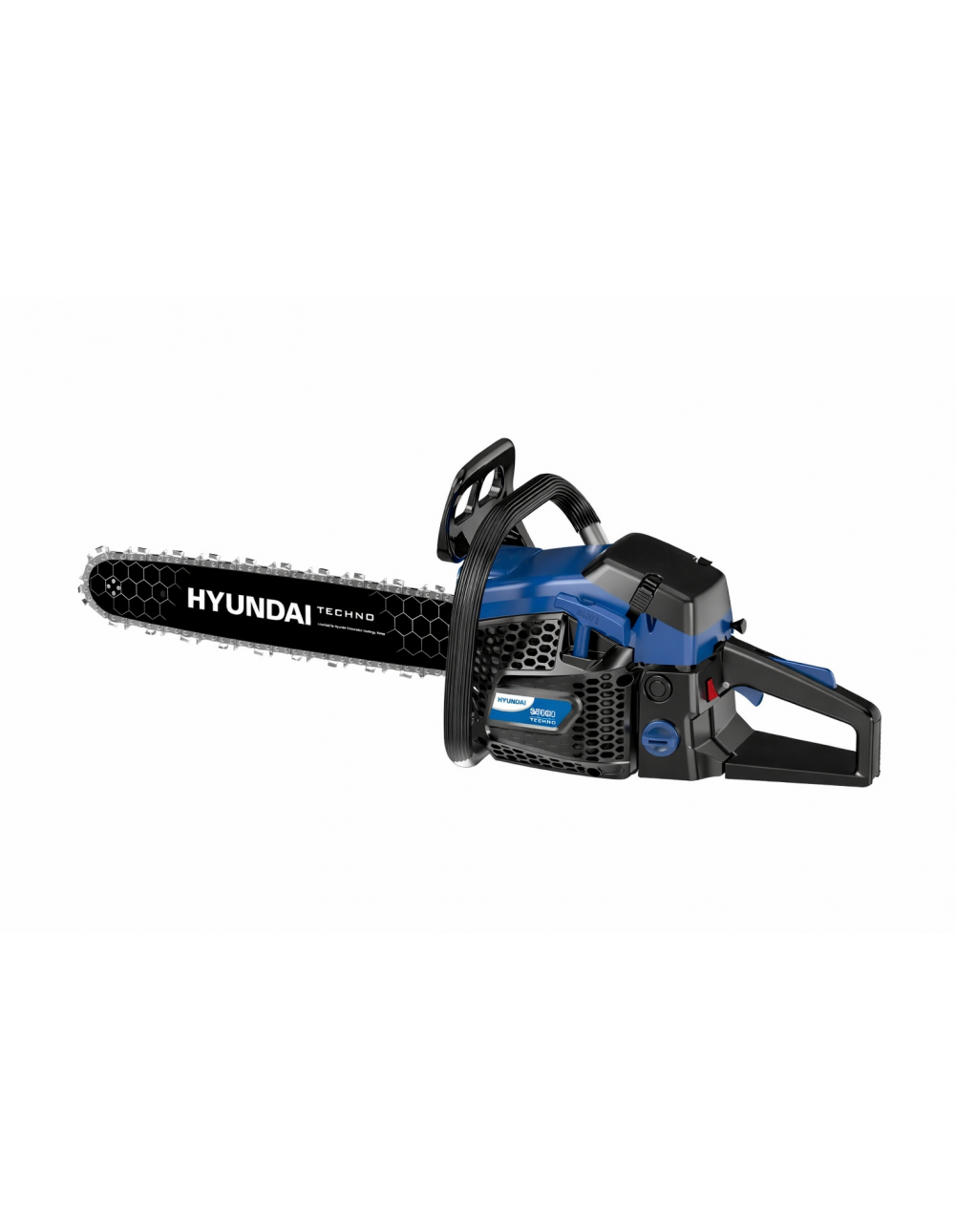 Motosega a Scoppio Hyundai Modello 35090 - 56 cc 2,3 kW con Barra 60 cm EURO 5