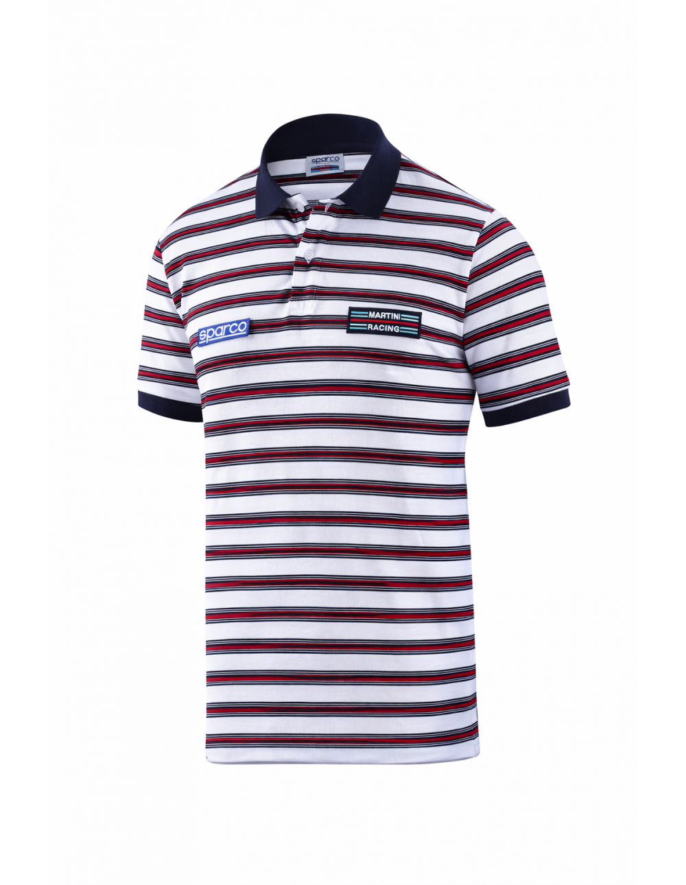 Polo Uomo Sparco Martini Sportline Bianca Taglia M in Cotone 100% Made in Italy