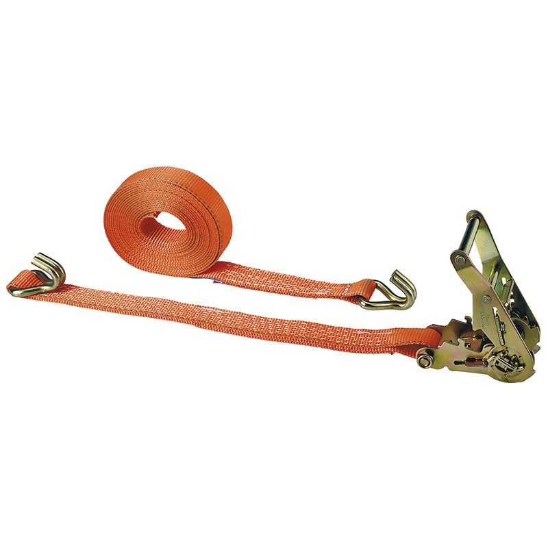 Cinghia a Cricchetto Fervi 0635 da 6 m con Ganci – Portata 1000 kg