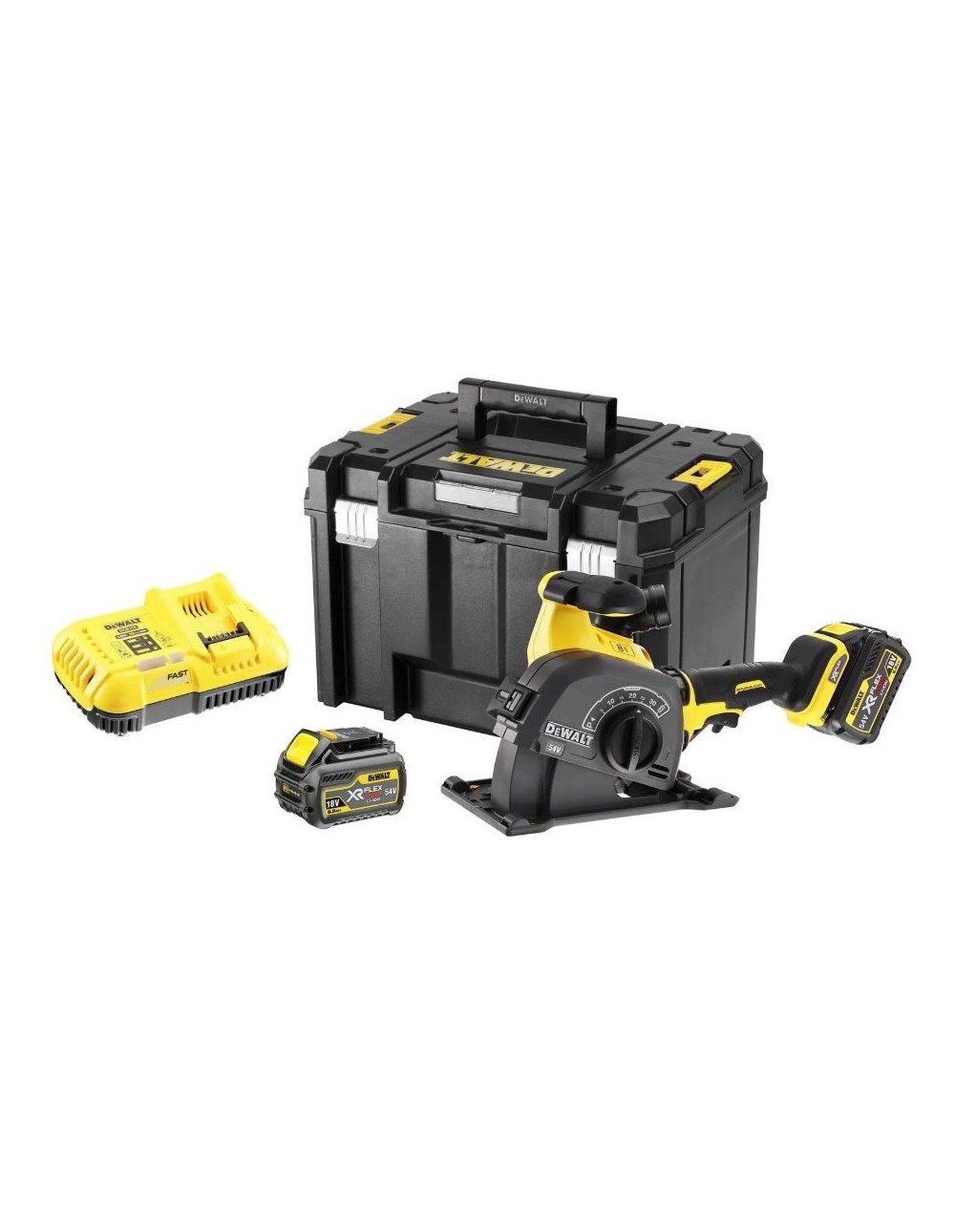 Scanalatrice Dewalt DCG200T2-QW 54V 6Ah
