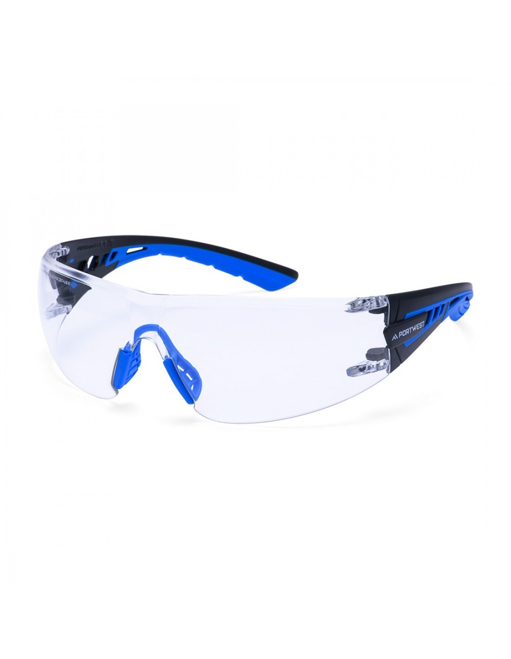 Occhiali di Sicurezza Portwest PS27 chiari Tech Look Lite KN EN 166 FT Antigraffio Antiappannamento