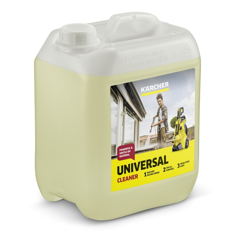 Detergente Universale Kärcher RM 555 5L per Idropulitrici Olio Grasso e Depositi Minerali
