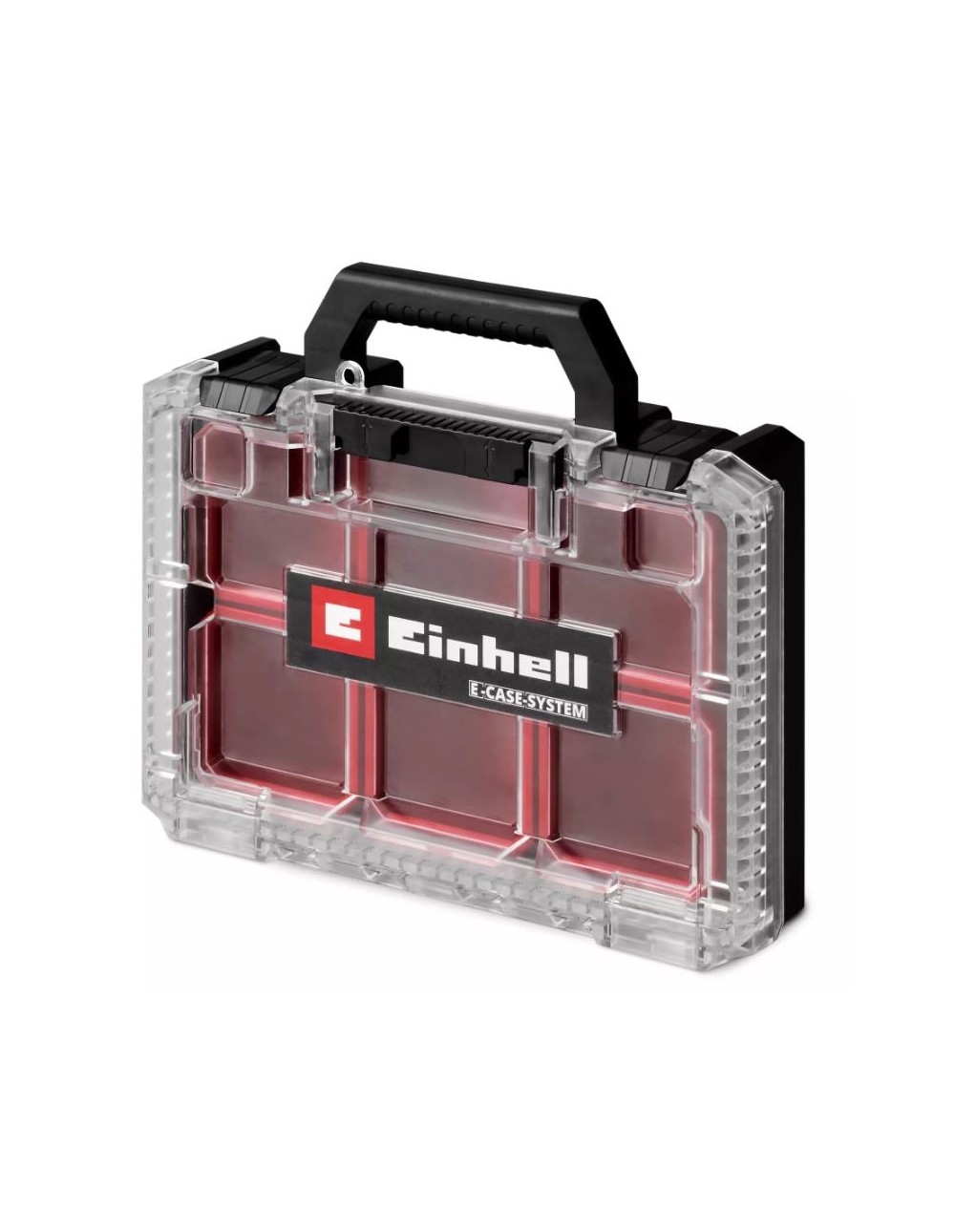 Organizer Einhell E-Case Half Size con 4 Scatole Interne Sistema Modulare Impilabile