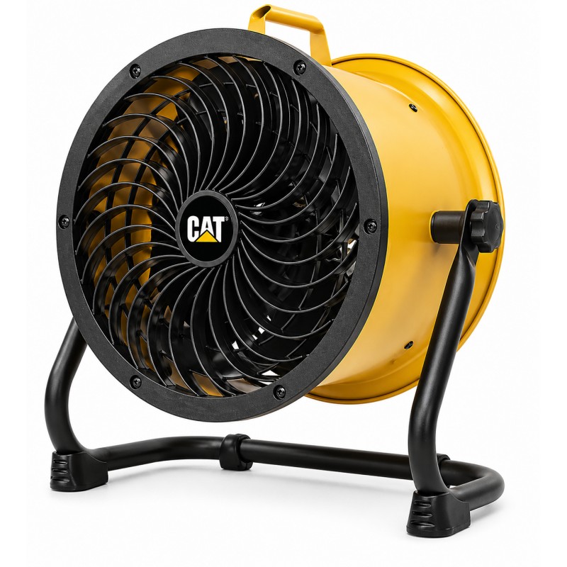 Ventilatore Industriale Caterpillar CT002 - 120W Ø35 cm Alta Velocità Tamburato 4 Velocità Terra e Parete