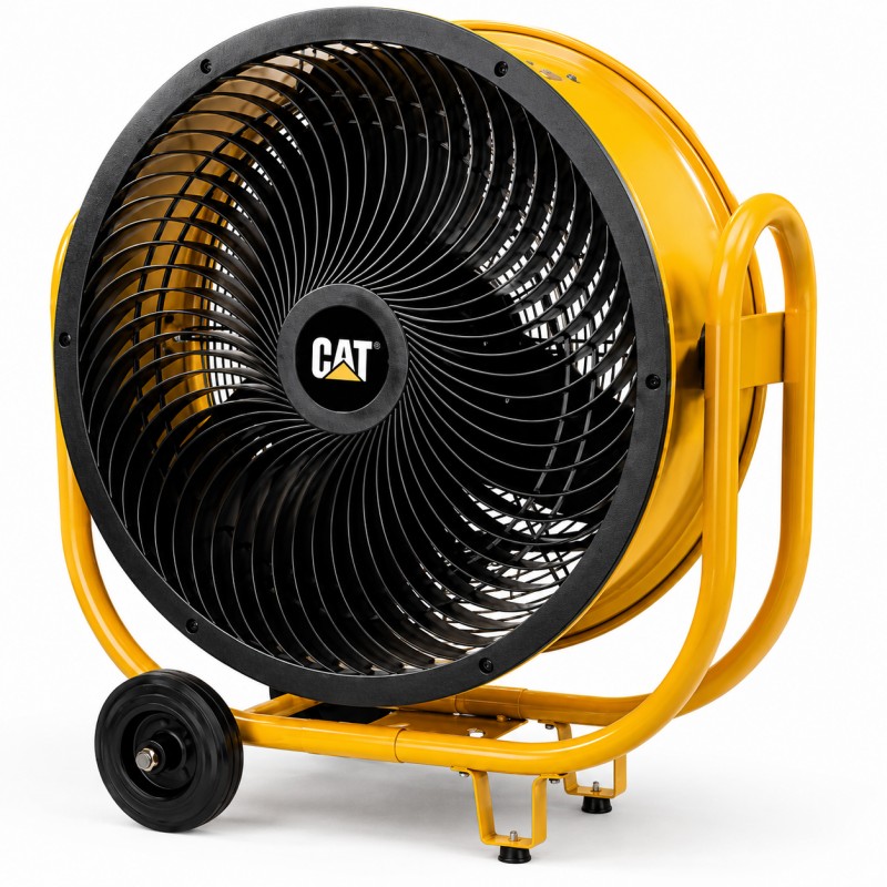 Ventilatore Industriale Caterpillar CT007 180W Ø60 cm a Turbina 3 Velocità Terra Parete Soffitto