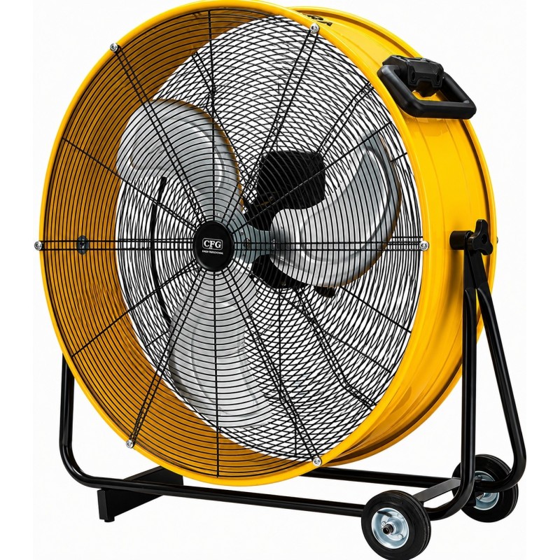 Ventilatore Industriale da Terra CFG EV102 500W Ø100 cm Tamburato 2 Velocità Flusso 363 m³/min