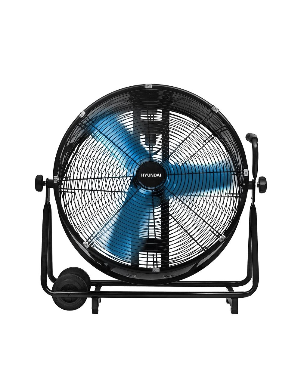 Ventilatore Industriale Hyundai Grande Portata 280W Ø 75 cm Professionale da Terra con Ruote