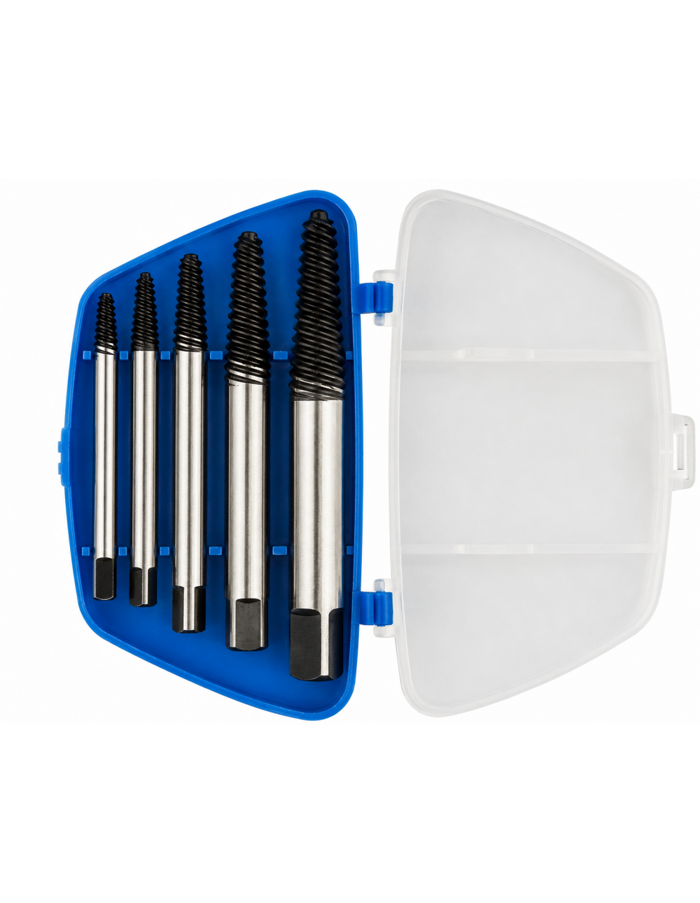 Set Estrattori Einhell per Viti 5 Pezzi in Acciaio CV Kit Professionale per Rimozione Viti Spezzate