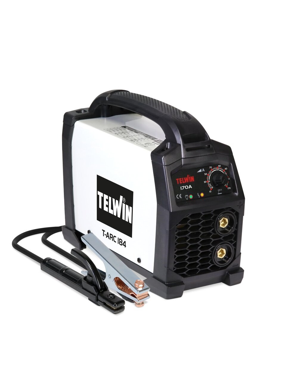 Saldatrice Inverter Telwin T-ARC 184 MMA/TIG DC 170A Saldatrice ad Elettrodo con Accessori