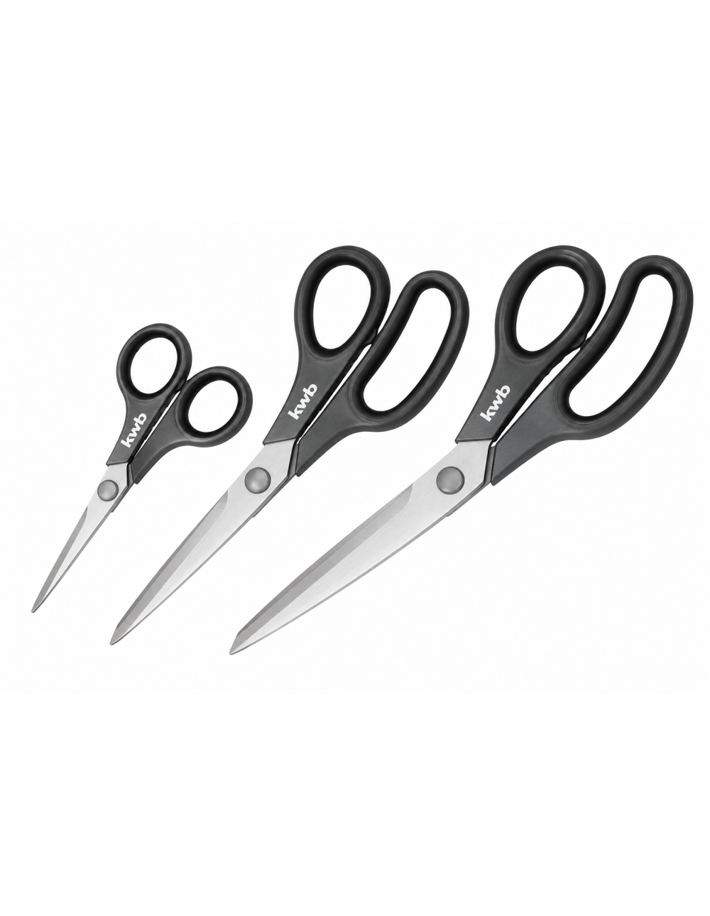 Set Forbici KWB by Einhell 3 Pezzi in Acciaio Inox | Classic per Destri e Mancini