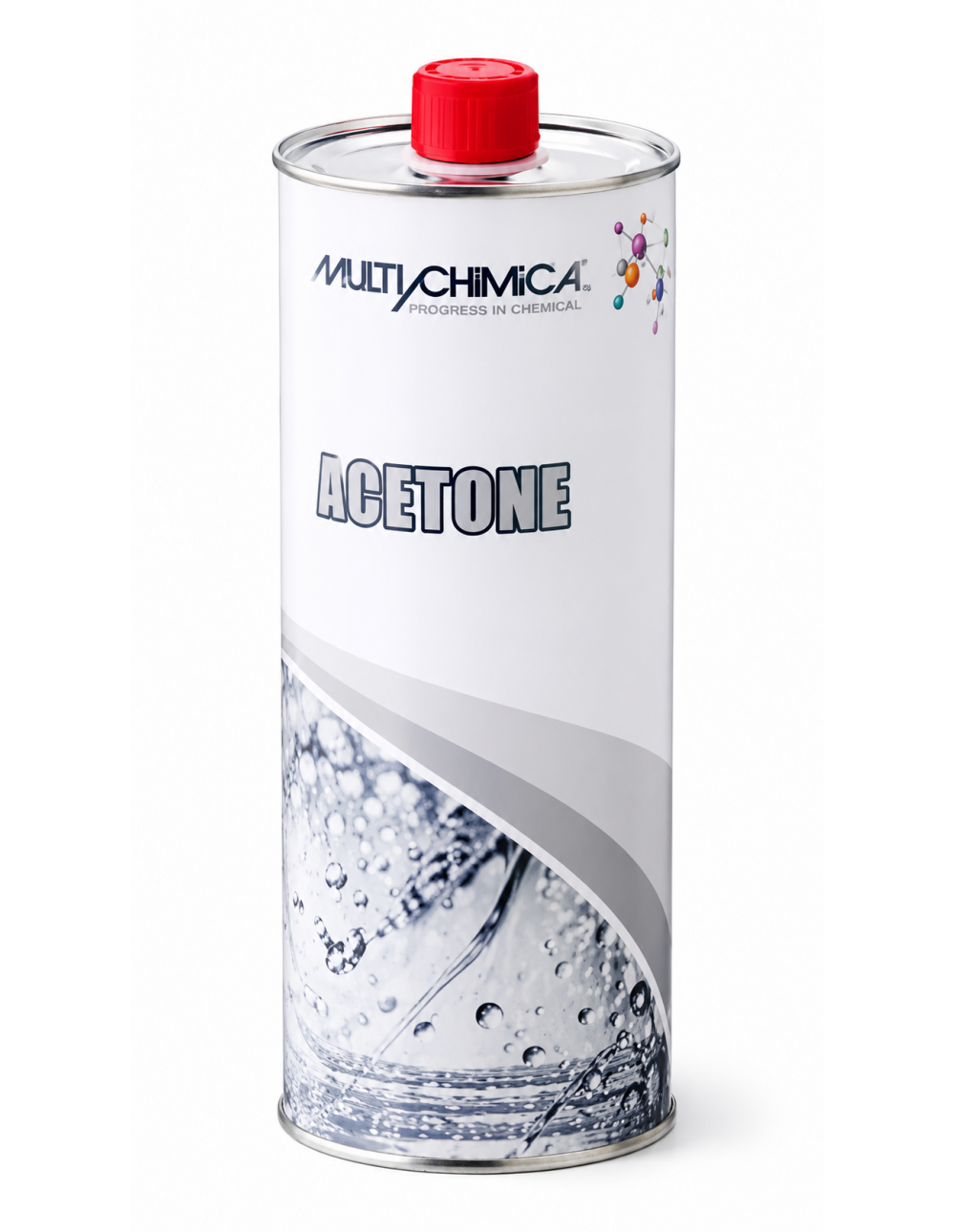 Acetone Multichimica 1 Litro Solvente Puro per Vernici, Colle, Grassi e Sgrassaggio Professionale
