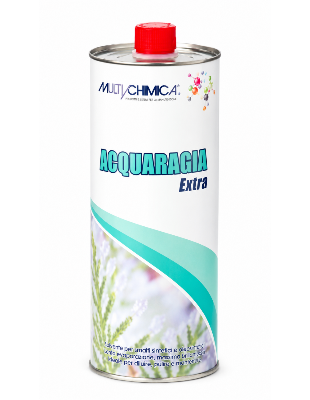 Acquaragia Extra Multichimica 1 Litro Diluente per Smalti Sintetici e Pulizia Attrezzi