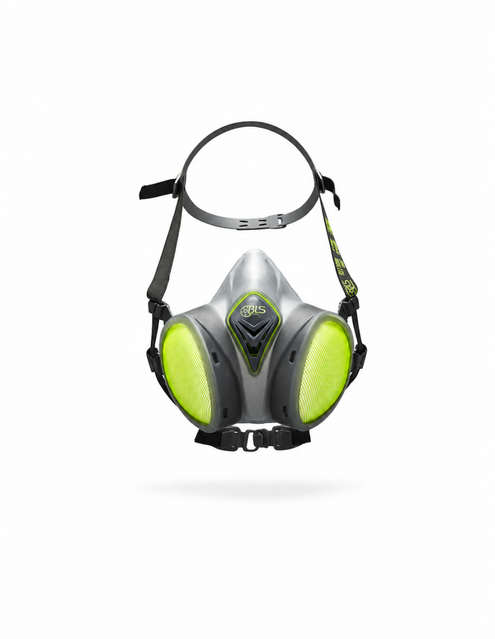 Semimaschera Professionale Filtrante BLS 8000 con Carboni Attivi Protezione Gas e Polveri EN 405