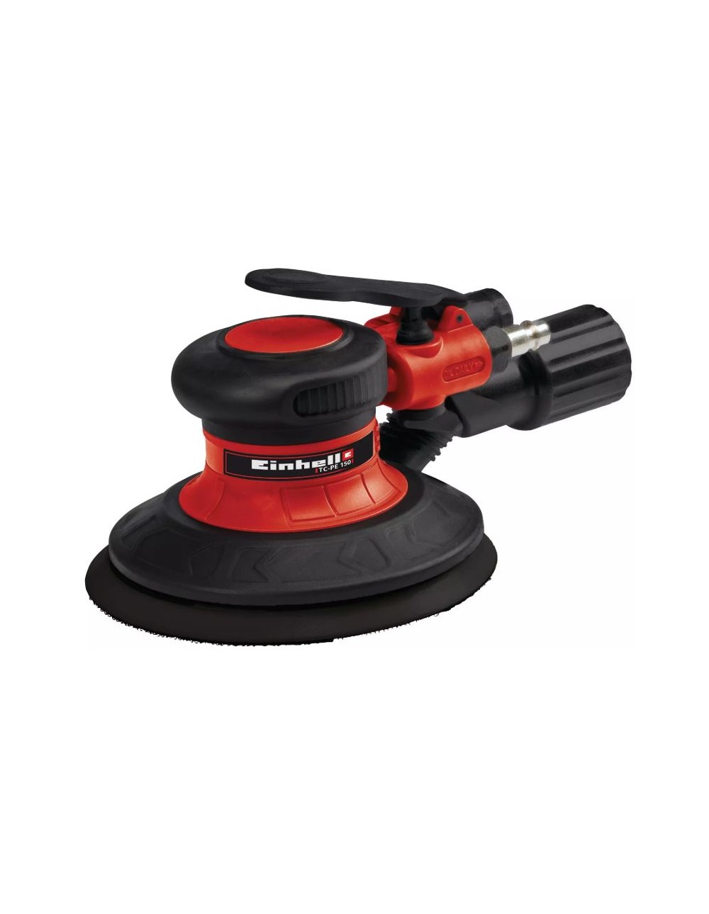 Levigatrice orbitale Einhell TC-PE 150 pneumatica 6,3 bar disco platorello abrasivo 150 mm consumo d'aria 100 l/min