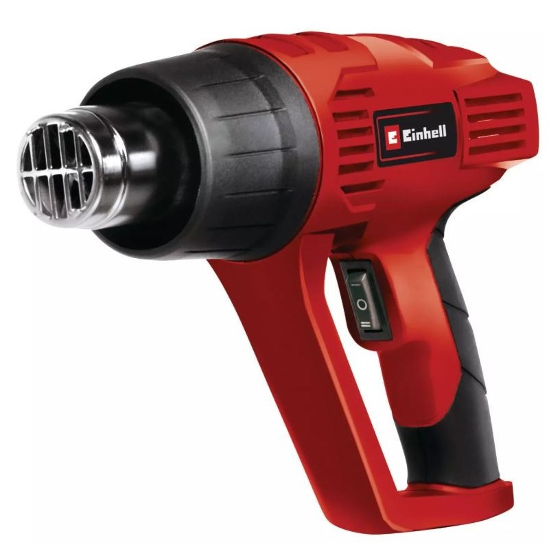 Pistola ad aria calda Termo soffiatore Einhell TH-HA 2000/1 temperatura d'aria da 350° a 550° con 4 ugelli inclusi