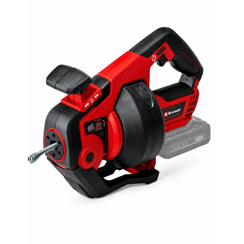 Sturatubi a Batteria Einhell TE-DA 18/760 Li-Solo 18V con Spirale da 7,6 m per Tubi 16-55 mm