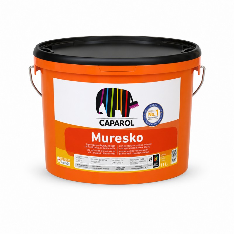Pittura Acrilsilossanica per Facciate Caparol Muresko Base 1 da 10 L