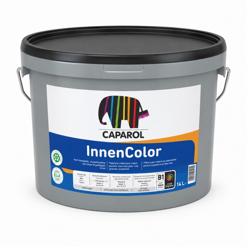 Pittura Lavabile Traspirante Caparol InnenColor Base 1 Bianca 10 L