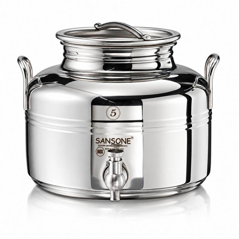 contenitore per alimenti inox sansone lt 5 "il gioiello"