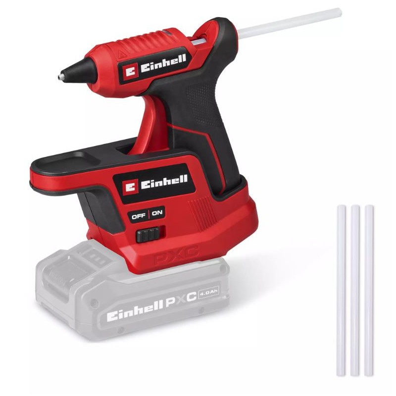 Pistola per Colla a Caldo a Batteria Einhell TE-CG 18/7 Li Solo 18V