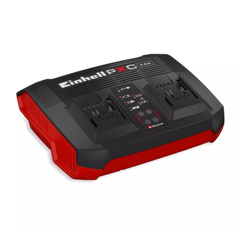 Caricabatterie Doppio Einhell Power X-Twincharger 3A PXC 18V