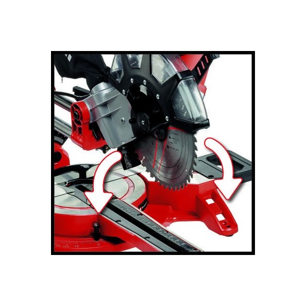 Troncatrice sega stazionaria radiale einhell parkside offerta prezzo