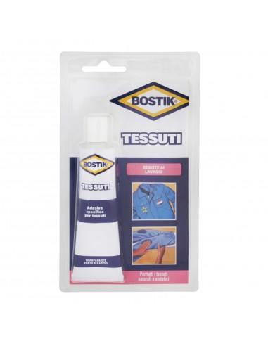 Bostik la migliore colla per tessuti 50 gr adesivo mono componente trasparente