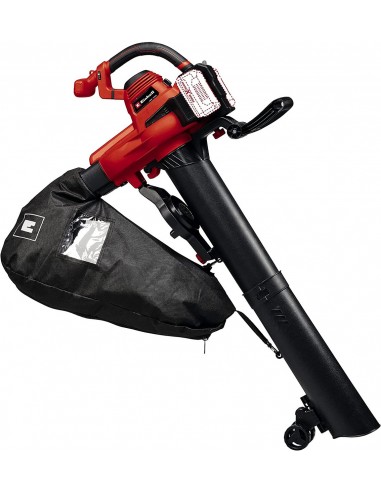 Soffiatore Aspiratore per foglie a batteria Da Giardino sacco di raccolta 45 Lt