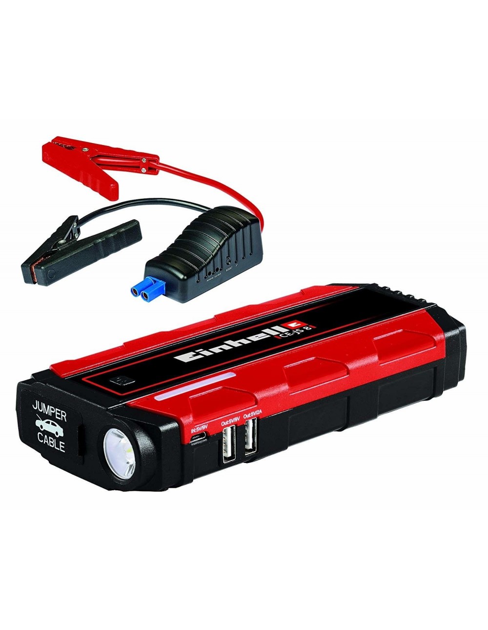 Avviatore d’Emergenza Einhell CE-JS 8/1 12V 400A con Power Bank – 1091511