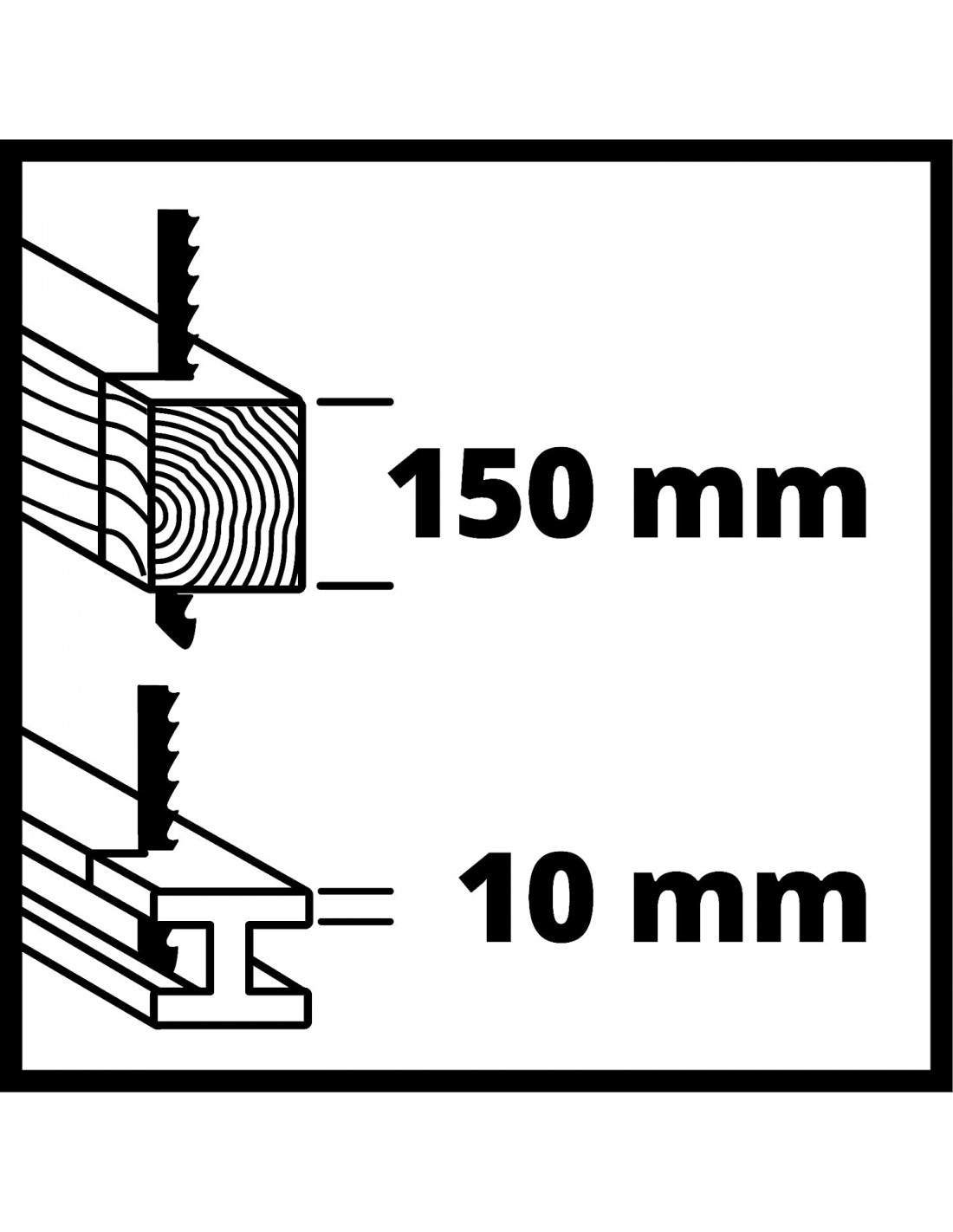 Seghetto a gattuccio Einhell TE-AP 750 universale per legno e metallo Potenza 750W Profondità Taglio 150 mm Tagli Precisi Seghetto a gattuccio Einhell TE-AP 750 universale per legno e metallo Potenza 750W Profondità Taglio 150 mm Tagli Precisi