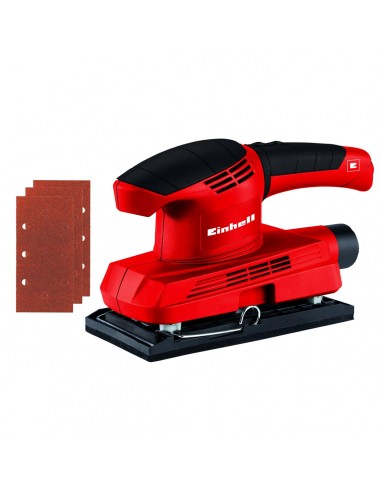 Levigatrice orbitale per legno e metallo Einhell TC OS 1520 da 150 W Levigatura superfici piane fissaggio a strappo