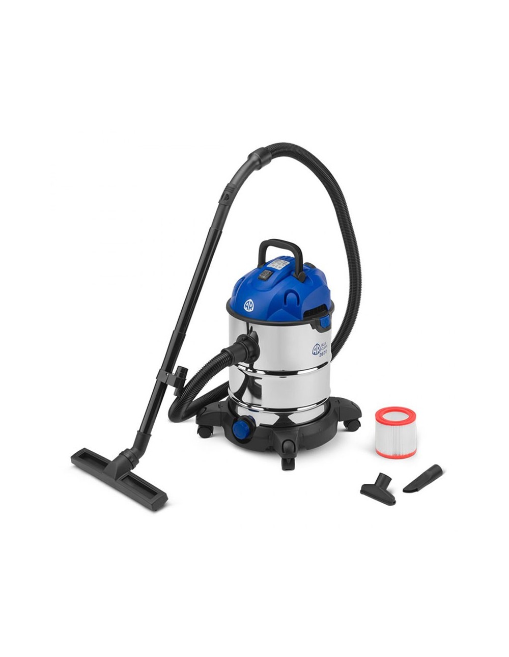 Bidone aspiratutto e soffiatore aspirapolvere Annovi Reverberi 3670 per liquidi e solidi fusto in acciaio 30L potenza max 1600 W
