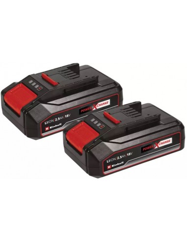 coppia di batterie einhell da 2,5 ah per elttroutensili 18V 2 pezzi