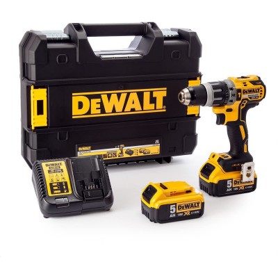 Trapano a percussione professionale 18V Dewalt DCD796P2 con doppia batteria da 5Ah