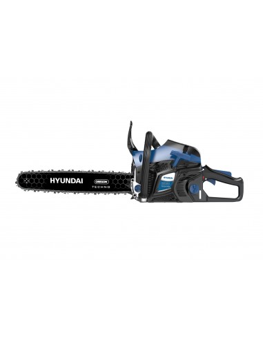 Motosega Hyundai 35080 a scoppio professionale da abbattimento 46 cc con custodia e lama Oregon da 45 cm