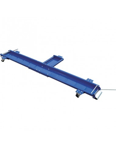 Carrello Sposta Motocross Enduro Scooter con cavalletto laterale Fervi in acciaio con ruote portata max 300 kg lunghezza 1929 mm