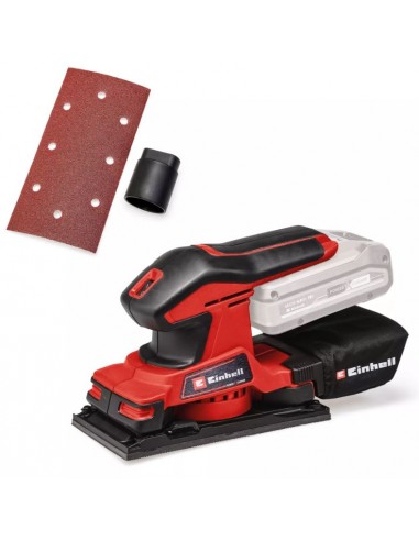 Levigatrice orbitale a batteria Einhell 18V 4460725 carta vetrata a strappo velcro