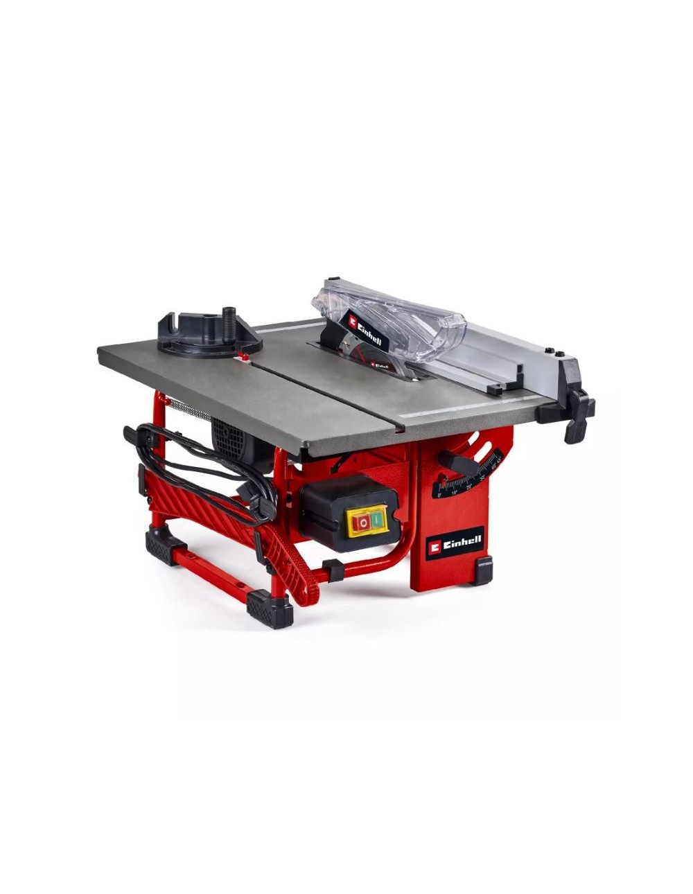 Sega circolare con banchetto Einhell TC-TS 8 potente per lavorazione legno tagli a 45° potenza 800W