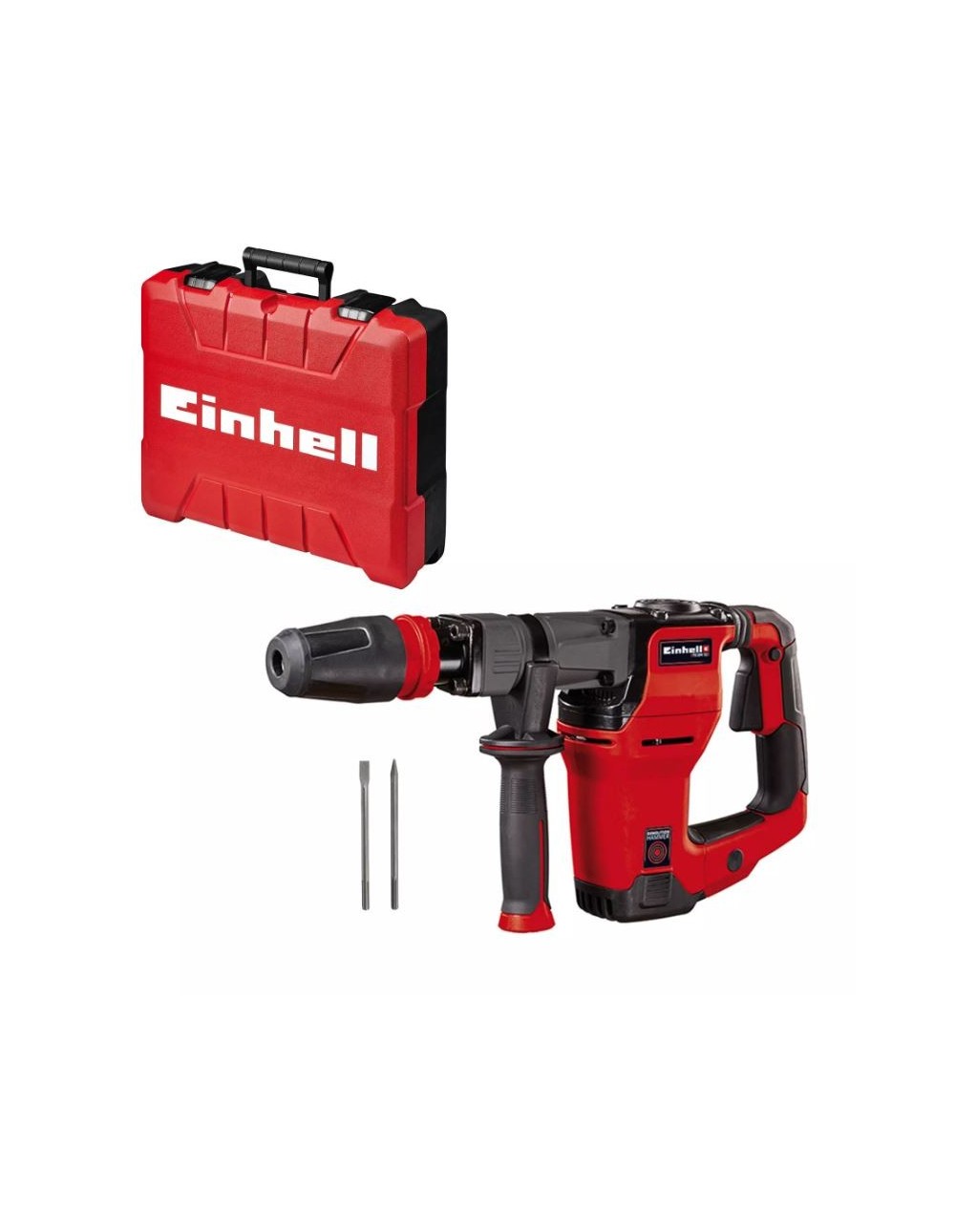 Martello Demolitore Einhell TE-DH 12 SDS Max scalpellatore potenza colpo 12 J energia 1050 W con valigetta e accessori inclusi
