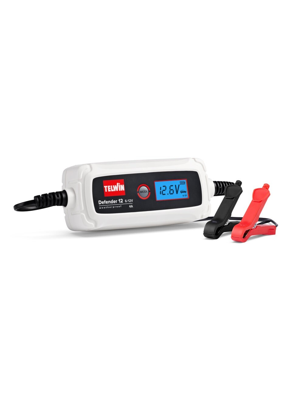 Caricabatterie e Mantenitore Telwin Defender 12 6/12V con Display LCD – 807607