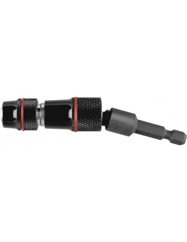 Porta Bit snodato adattatore KWB per avvitatore e trapano 1/4" da 90 mm TRIPLE-FIX