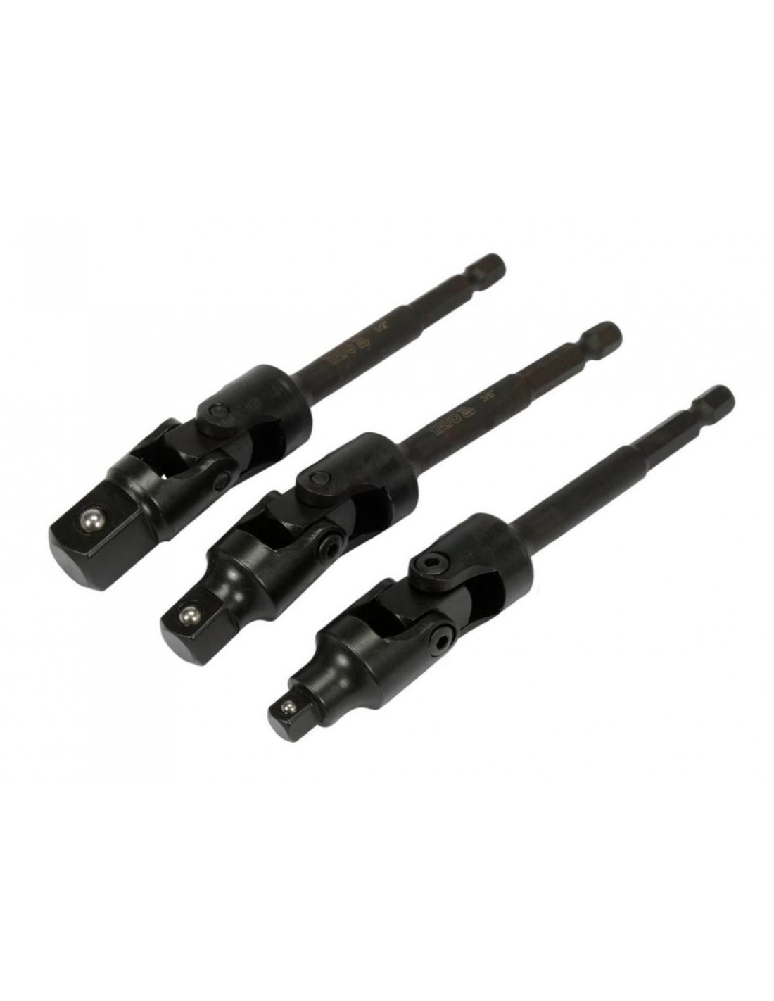 Adattatore snodato YATO YT-04641per avvitatore e trapano Serie di inserti 1/2" 1/4" 3/8" da 125 mm Adattatore snodato YATO YT-04641per avvitatore e trapano Serie di inserti 1/2" 1/4" 3/8" da 125 mm