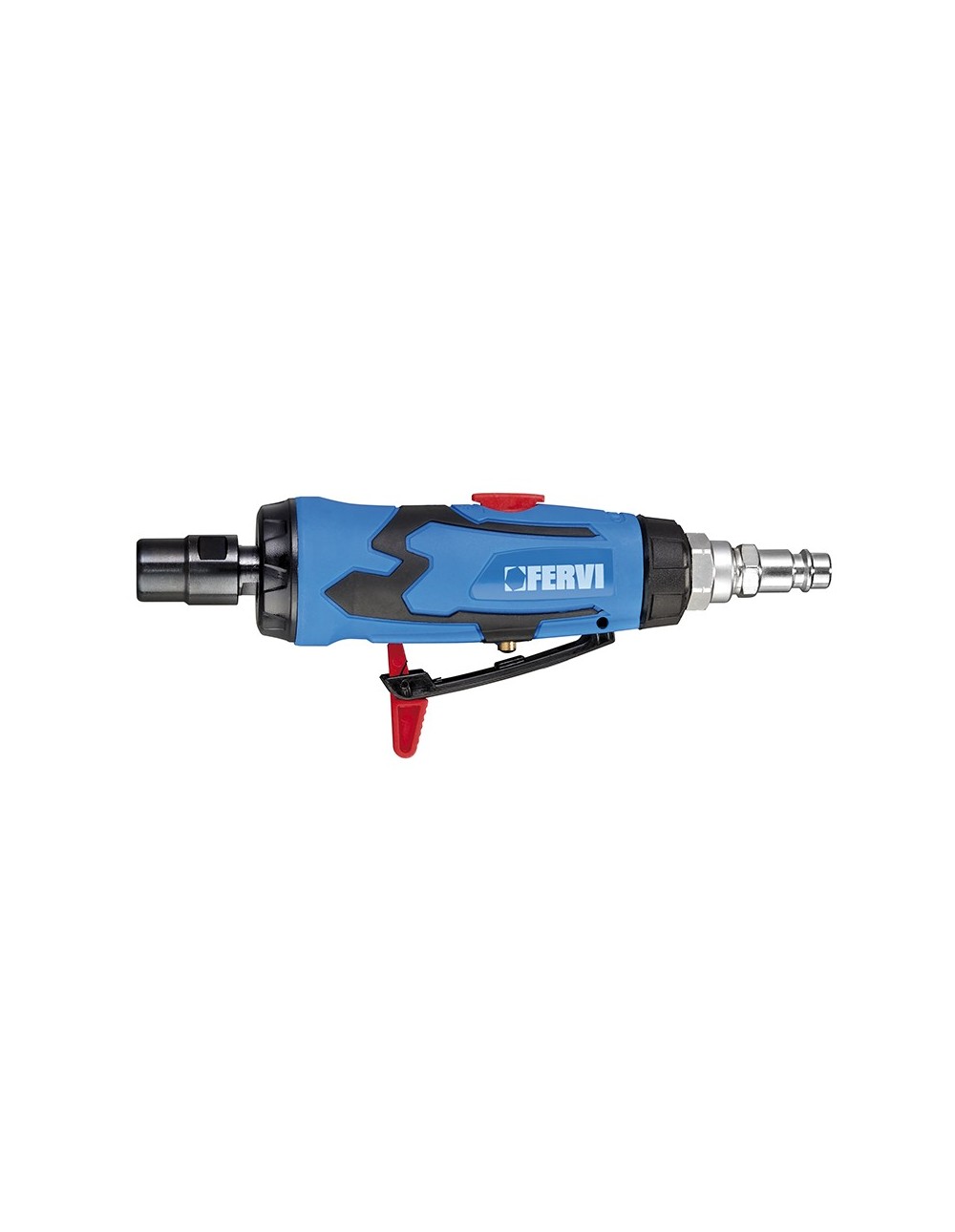 Mini smerigliatrice pneumatica assiale Fervi 0413 corpo in metallo velocità 25000 rpm pinze ø 3 mm - ø 6 mm