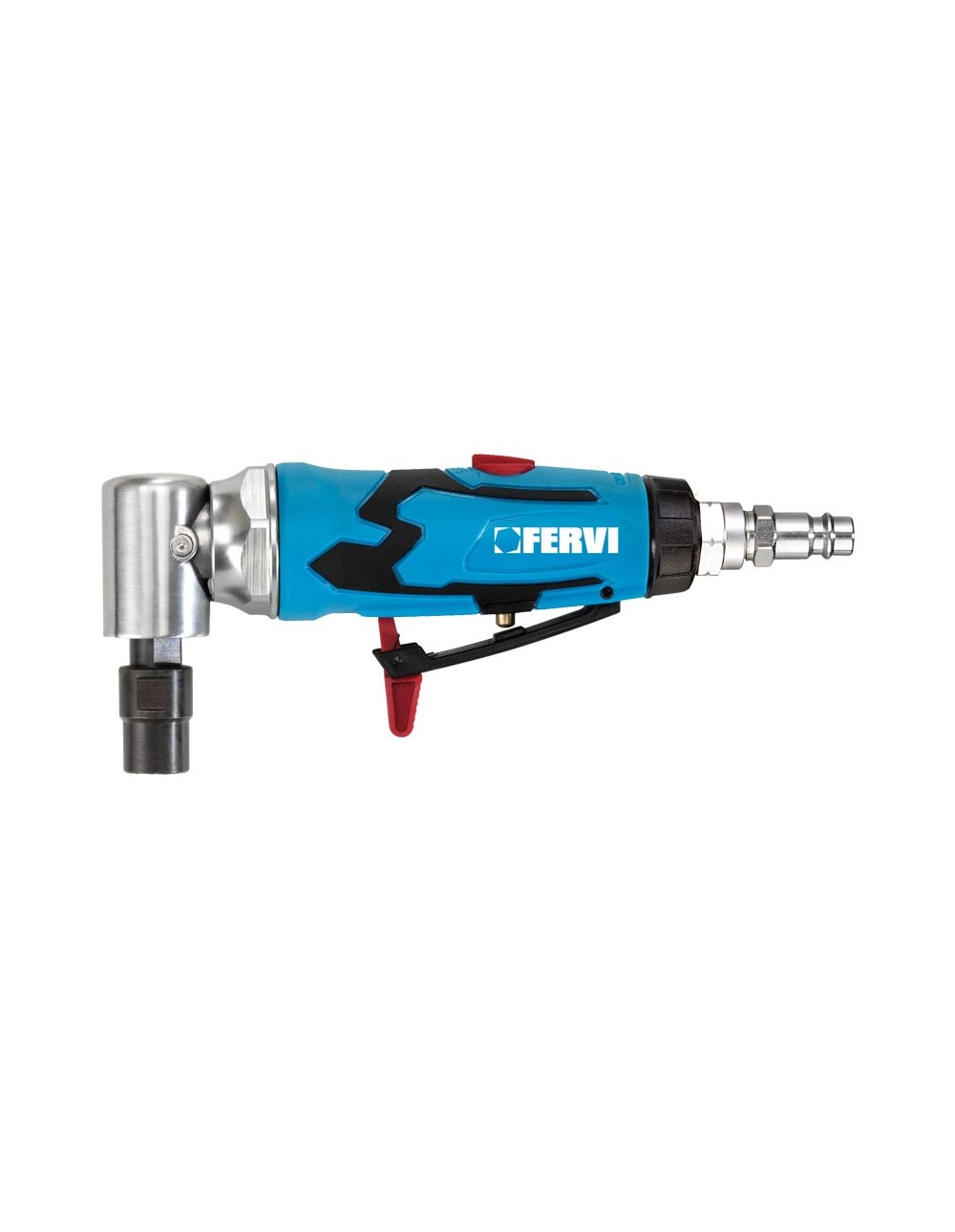 Smerigliatrice pneumatica con gambo a 90° Fervi 0416 con pinze da 3 e 6 mm Velocità 20000 rpm