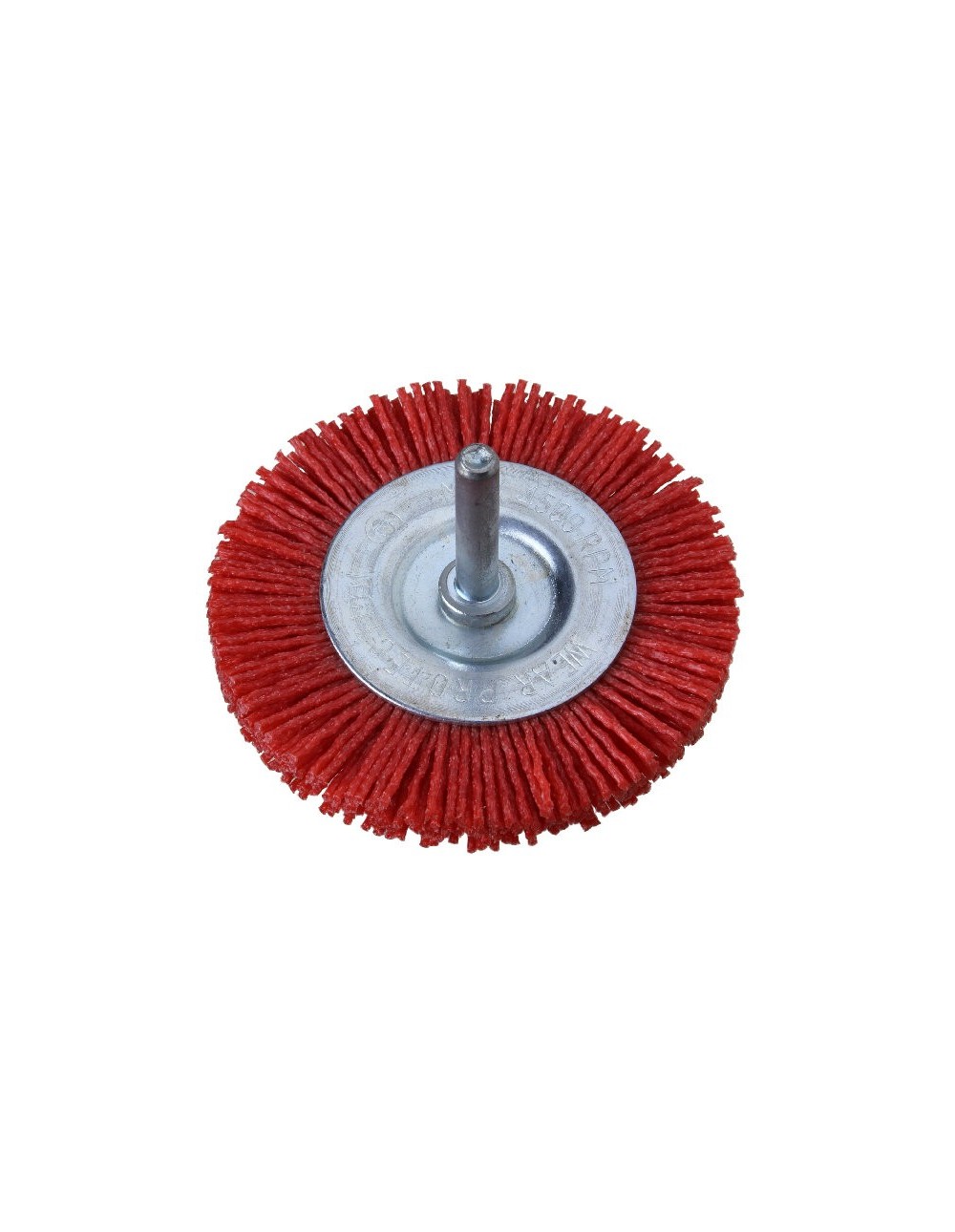 Spazzola circolare in Nylon Valex 1454350 Gambo 6 mm grana 80 diametro 75 mm