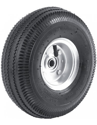 Ruota gonfiabile in gomma per carrello porta pacchi antiforatura con camera d'aria Valex 1500139 Foro 20x55 mm Ruota 260x75mm