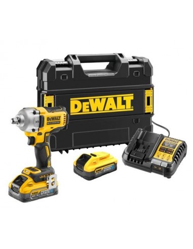 Avvitatore a impulsi Professionale Dewalt Brushless Attacco 1/2" Coppia 230Nm con doppia batteria 5Ah 18V valigetta DCF891H2T-QW