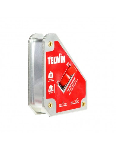 Posizionatore Magnetico TELWIN per saldature con interruttore On/Off forza magnetica 40 kg